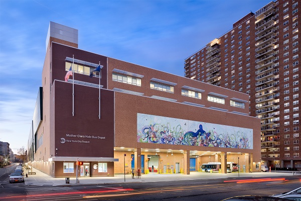 APTIM provided Construction Management Services for Mother Clara Hale Bus Depot, which is the Metropolitan Transportation Authority New York City Transit’s first LEED™ certified bus depot.