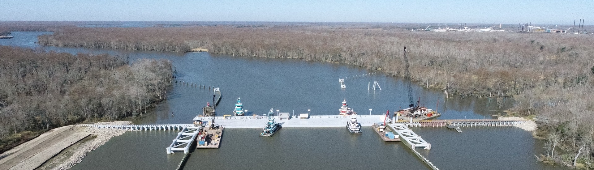 Bayou Chene Floodgate Structure